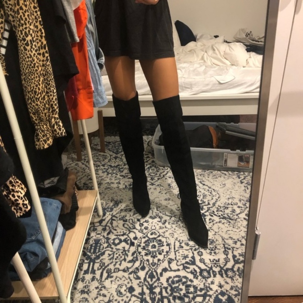 Steve Madden Lucca Black OTK boot NWOT